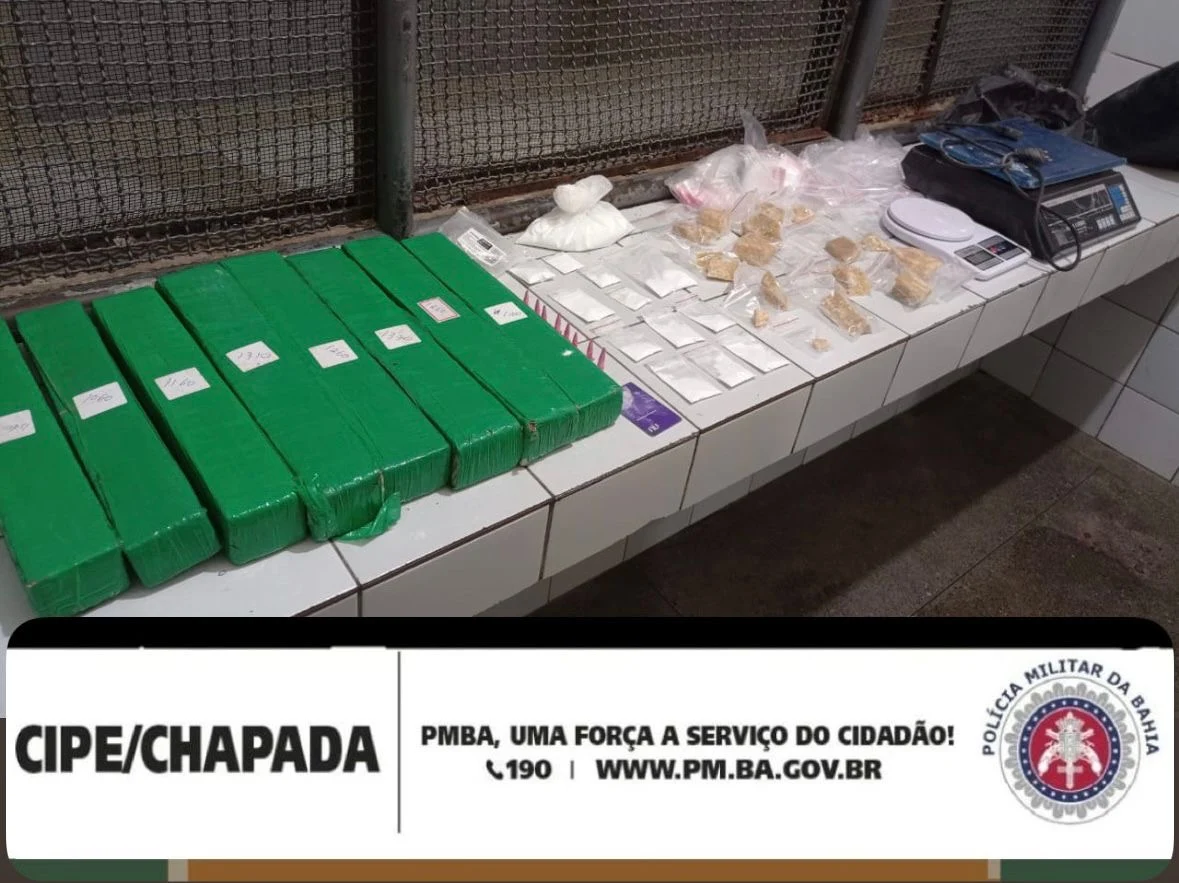 CIPE/Chapada realiza apreensão de entorpecentes em Boa Vista do Tupim