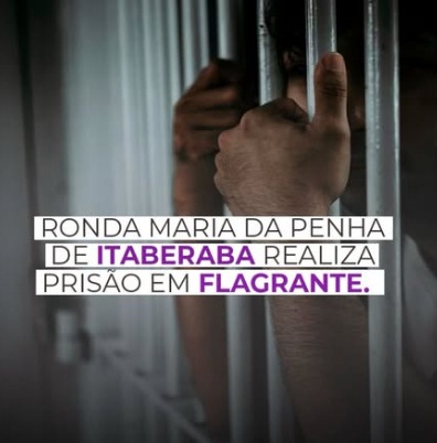 Prisão em flagrante por descumprimento de medida protetiva em Itaberaba