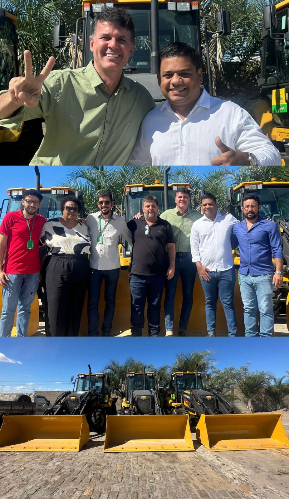 João Filho entrega retroescavadeiras e amplia investimentos em infraestrutura em Itaberaba