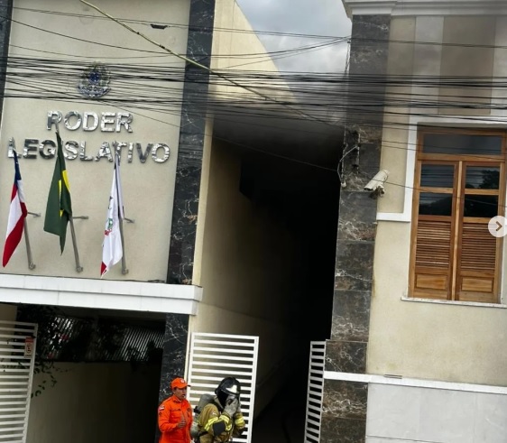Princípio Incêndio é registrado na Câmara Municipal de Itaberaba