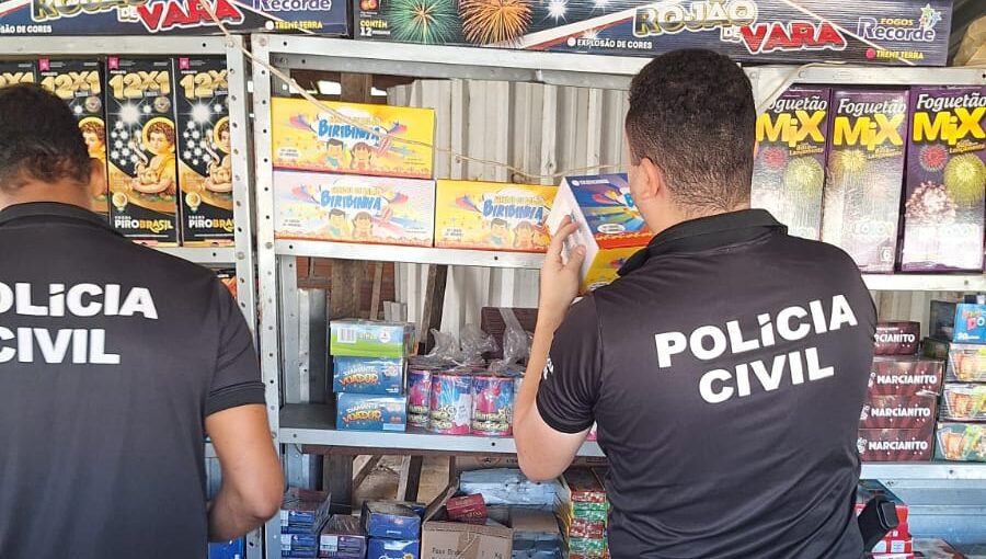 Polícia Civil apreende fogos clandestinos e vencidos durante operação em Itaberaba