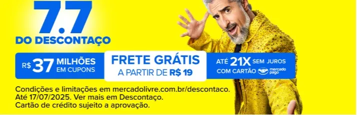 Mercado Livre oferece cupons de até R$ 100 em descontos para compras online